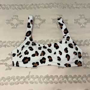 Target Leopard Print Bikini Top